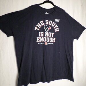 Fanatics Navy Blue 'The South is Not Enough' Mens Short Sleeve Tshirt Sz 4XL